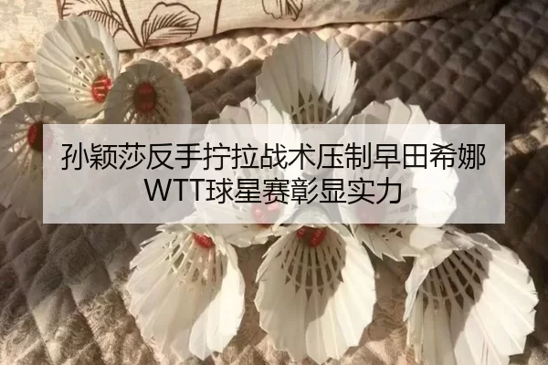 孙颖莎反手拧拉战术压制早田希娜 WTT球星赛彰显实力